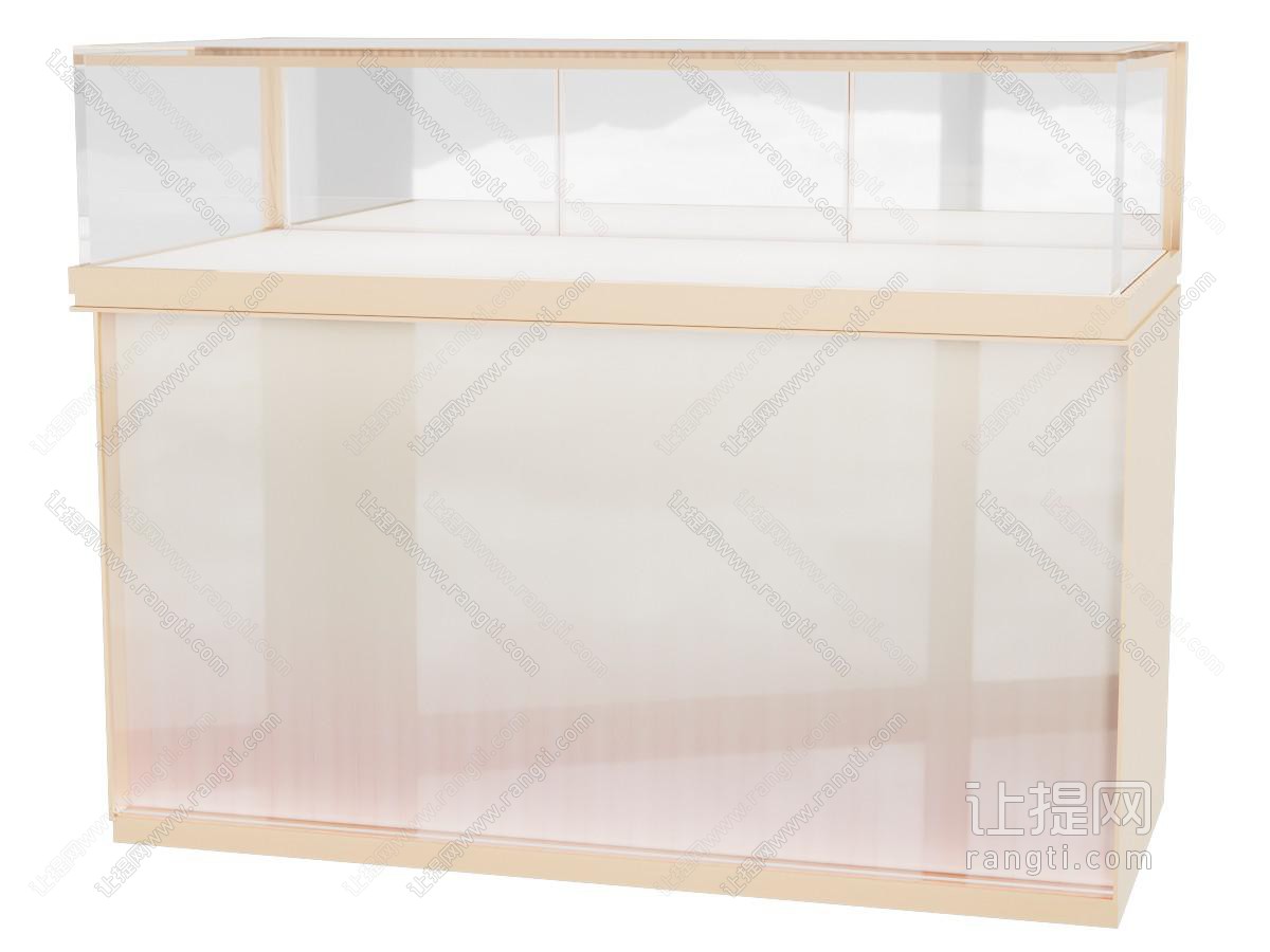 现代珠宝店 珠宝柜台 珠宝销售柜 珠宝展示柜