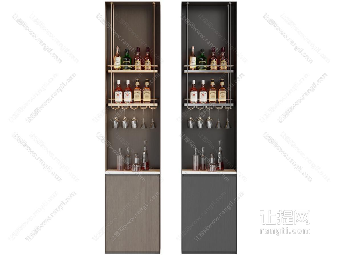 现代意式酒架