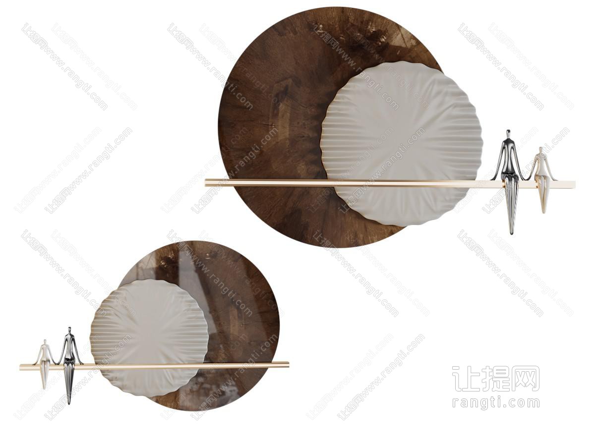 侘寂墙饰 挂饰 壁画灯