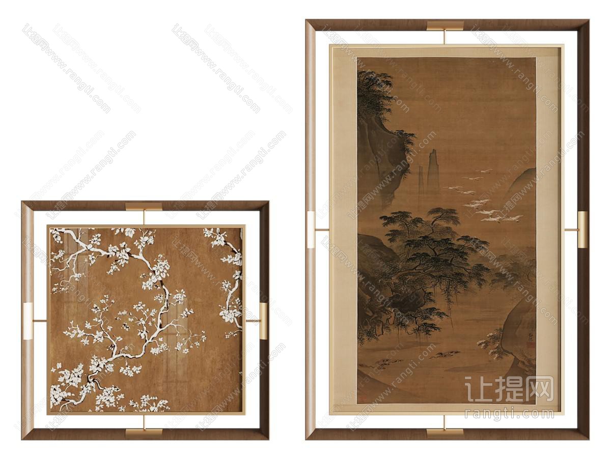 新中式复古宋式挂画