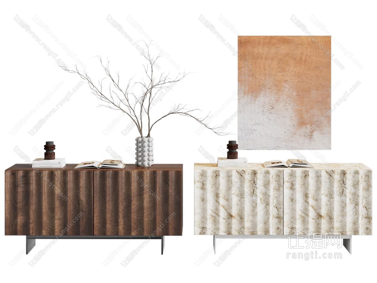 现代意式斗柜 实木斗柜 餐边柜
