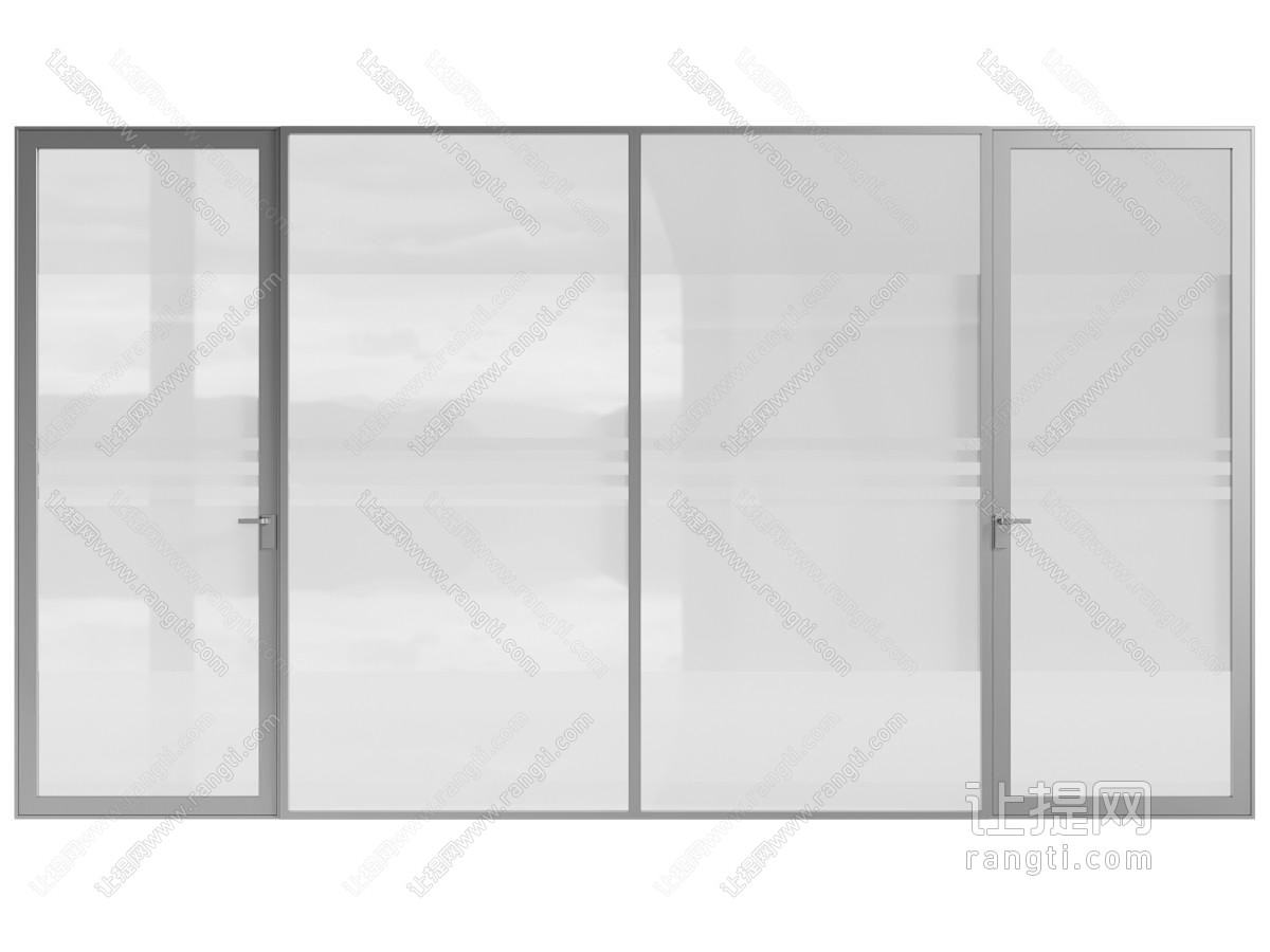 办公室玻璃门 玻璃隔断