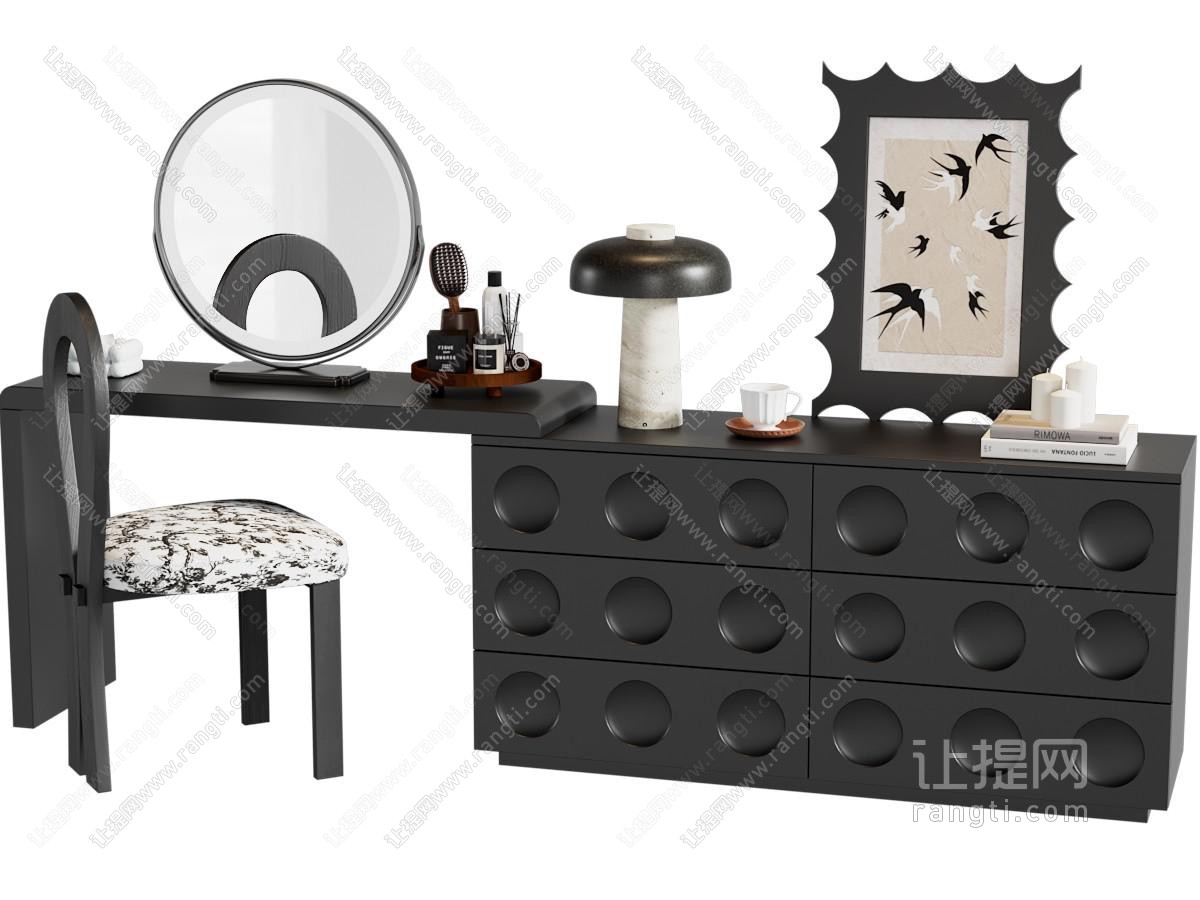 中古梳妆台 中古风梳妆台