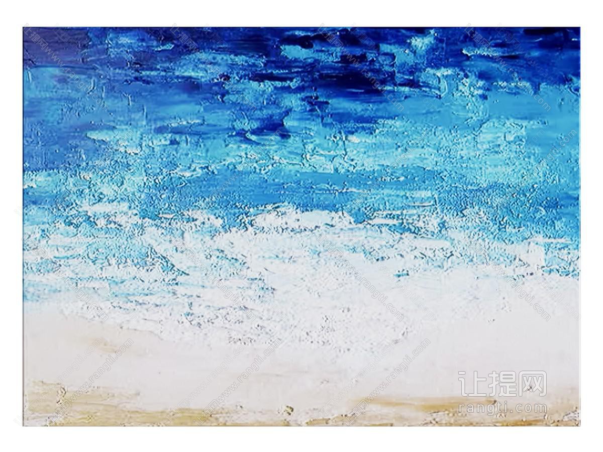 油画 肌理画 装饰画