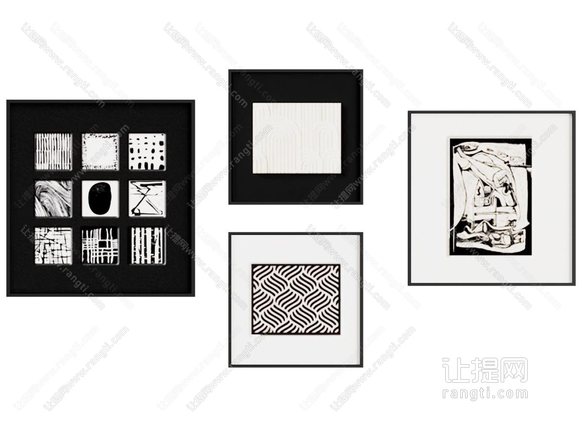 现代简约挂画