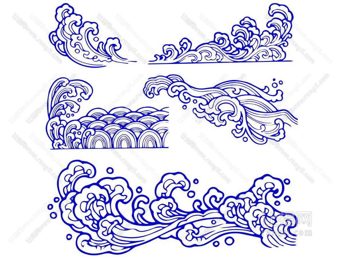 海水 水纹矢量 水波纹矢量 蓝色水纹 蓝色水波纹 水纹