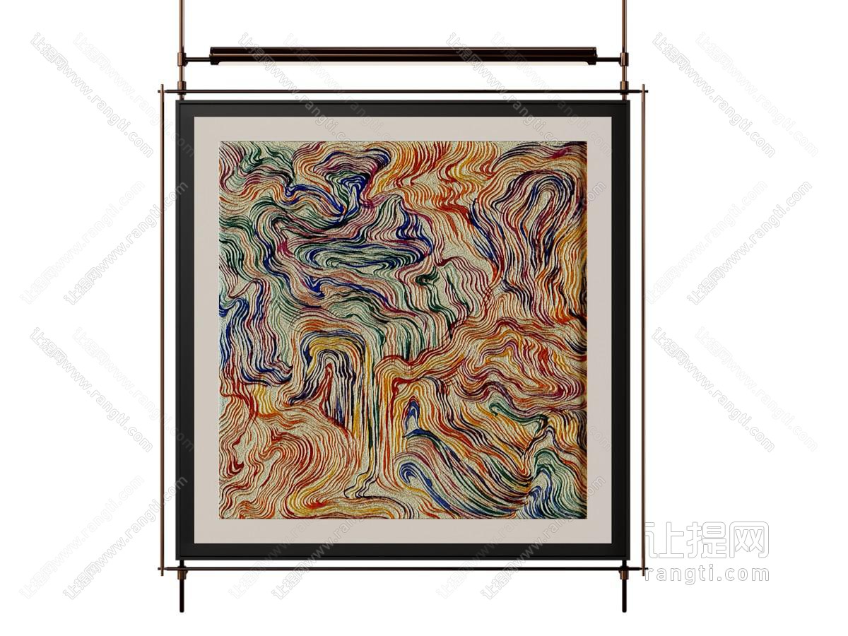 中古风挂画 装饰画