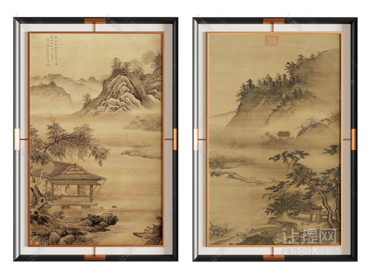 新中式宋式挂画