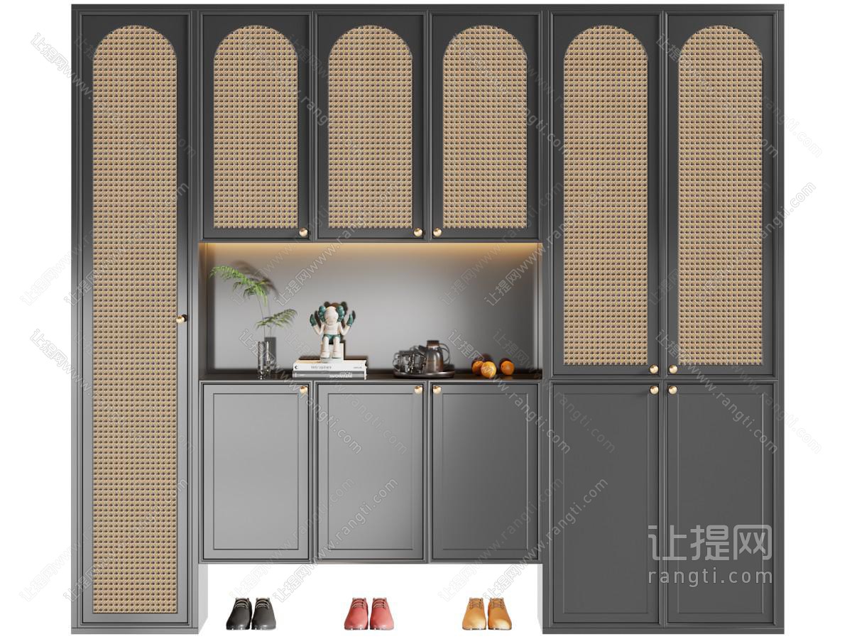 中古风鞋柜