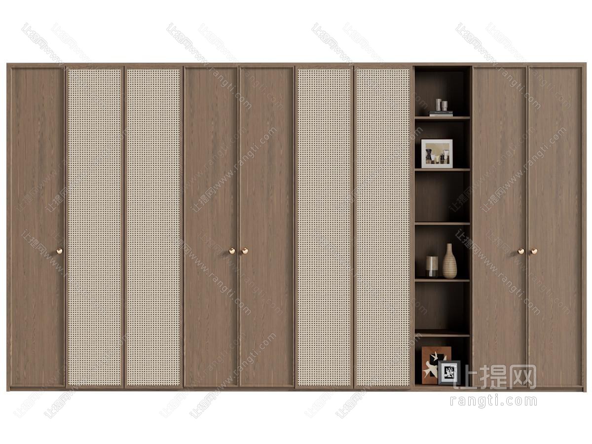侘寂中古风衣柜