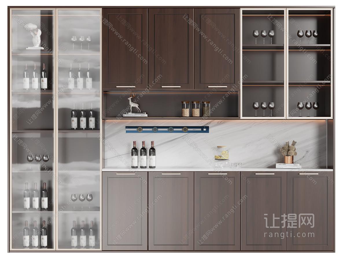 新中式酒柜
