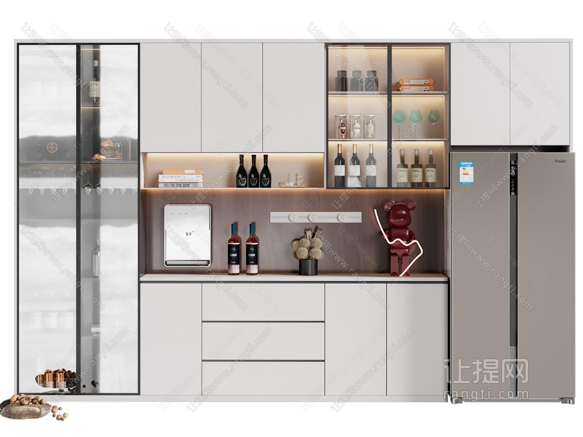 现代酒柜 餐边柜