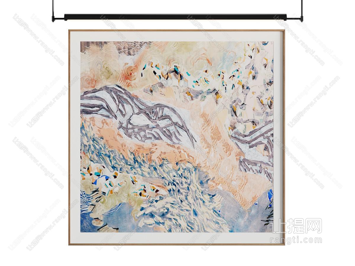 现代抽象画 高端艺术挂画 油画