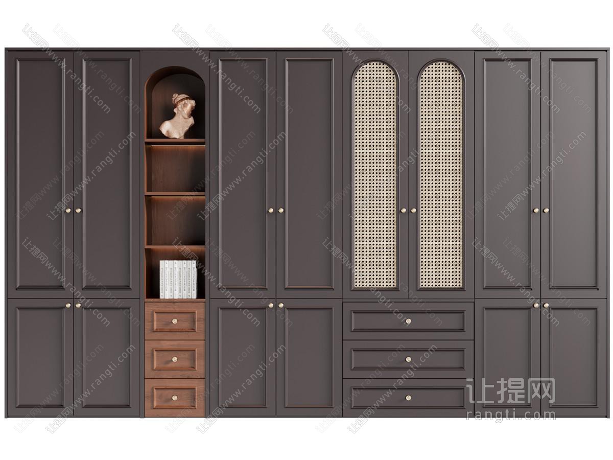 法式中古衣柜