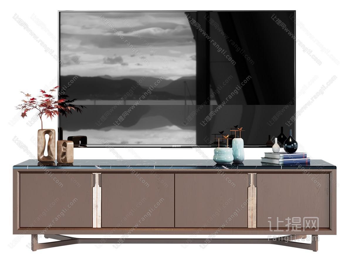 新中式中式电视柜