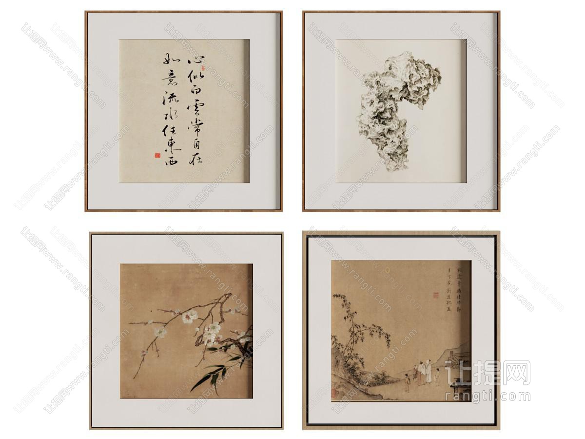 中式宋式挂画