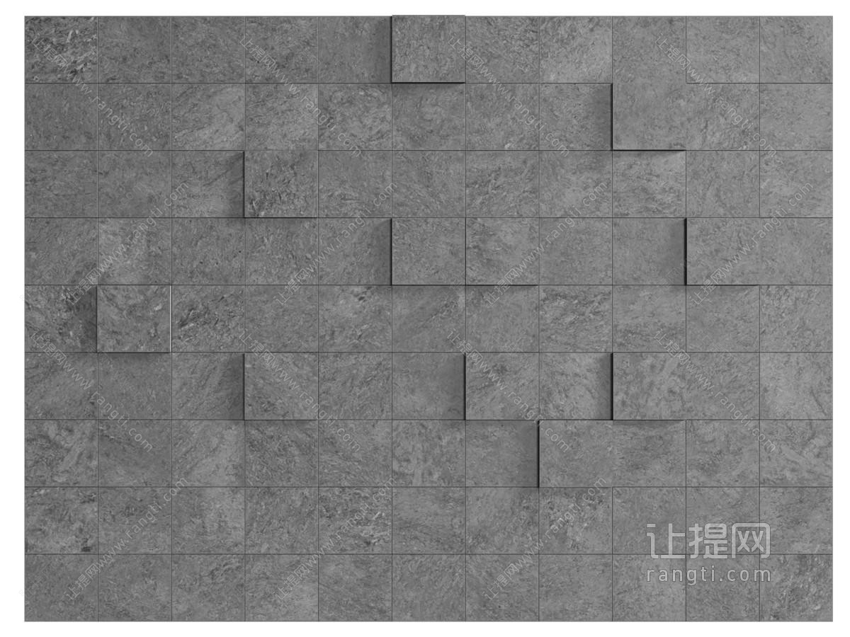 现代岩石 石板创意背景墙