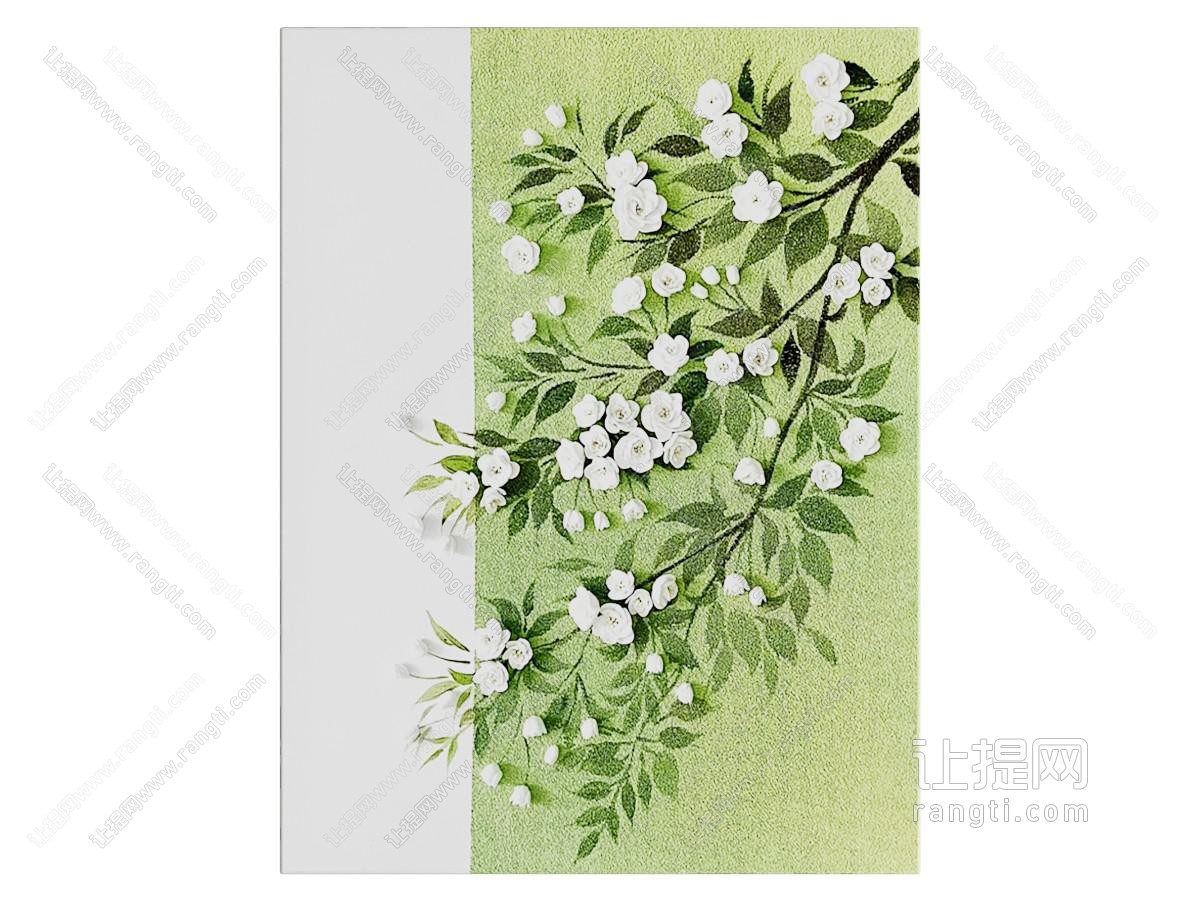 现代奶油挂画