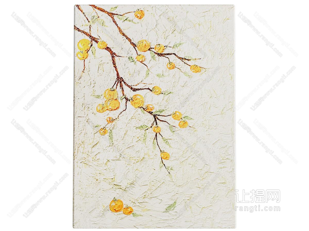 现代奶油挂画