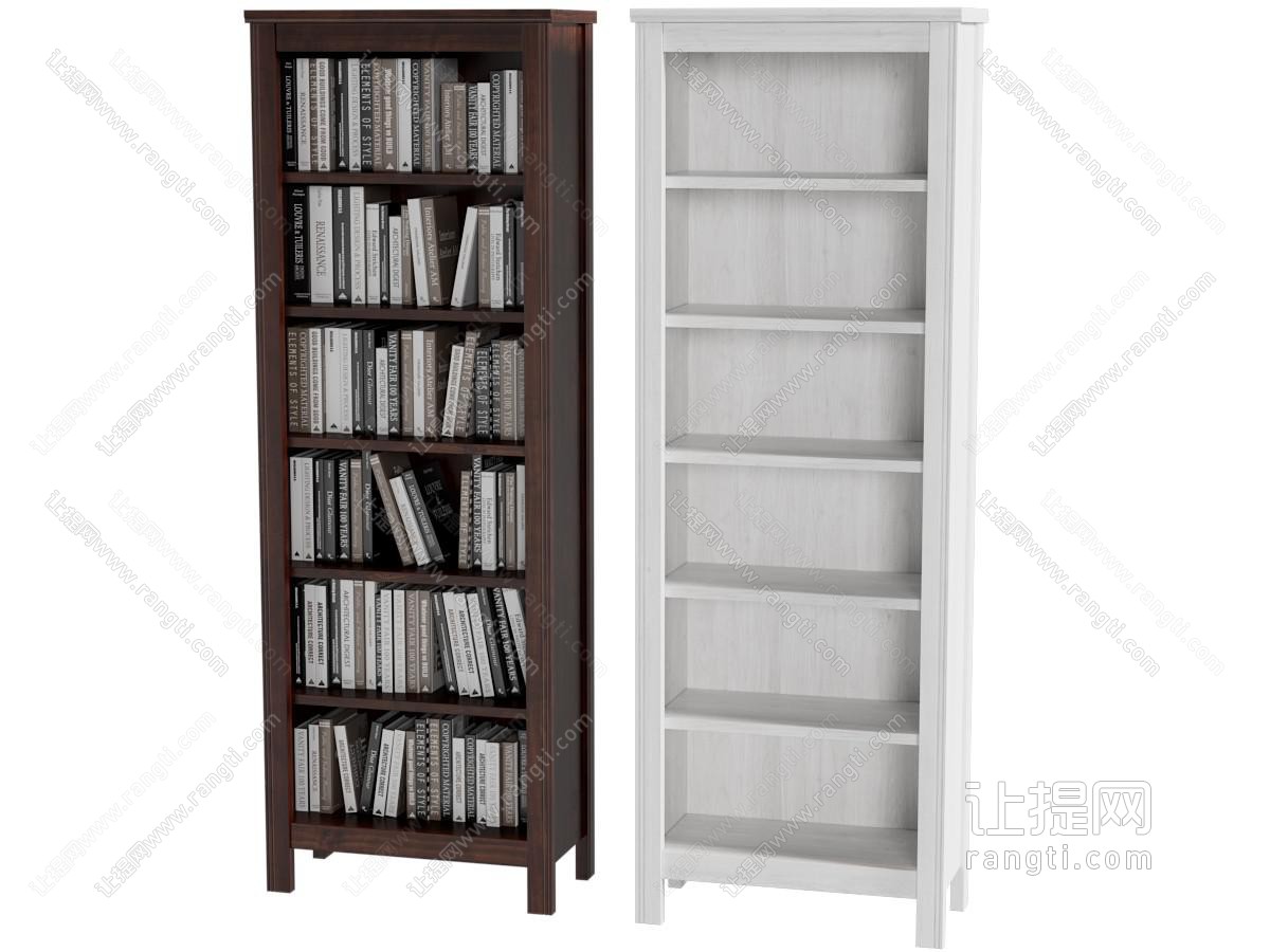 中古侘寂书柜