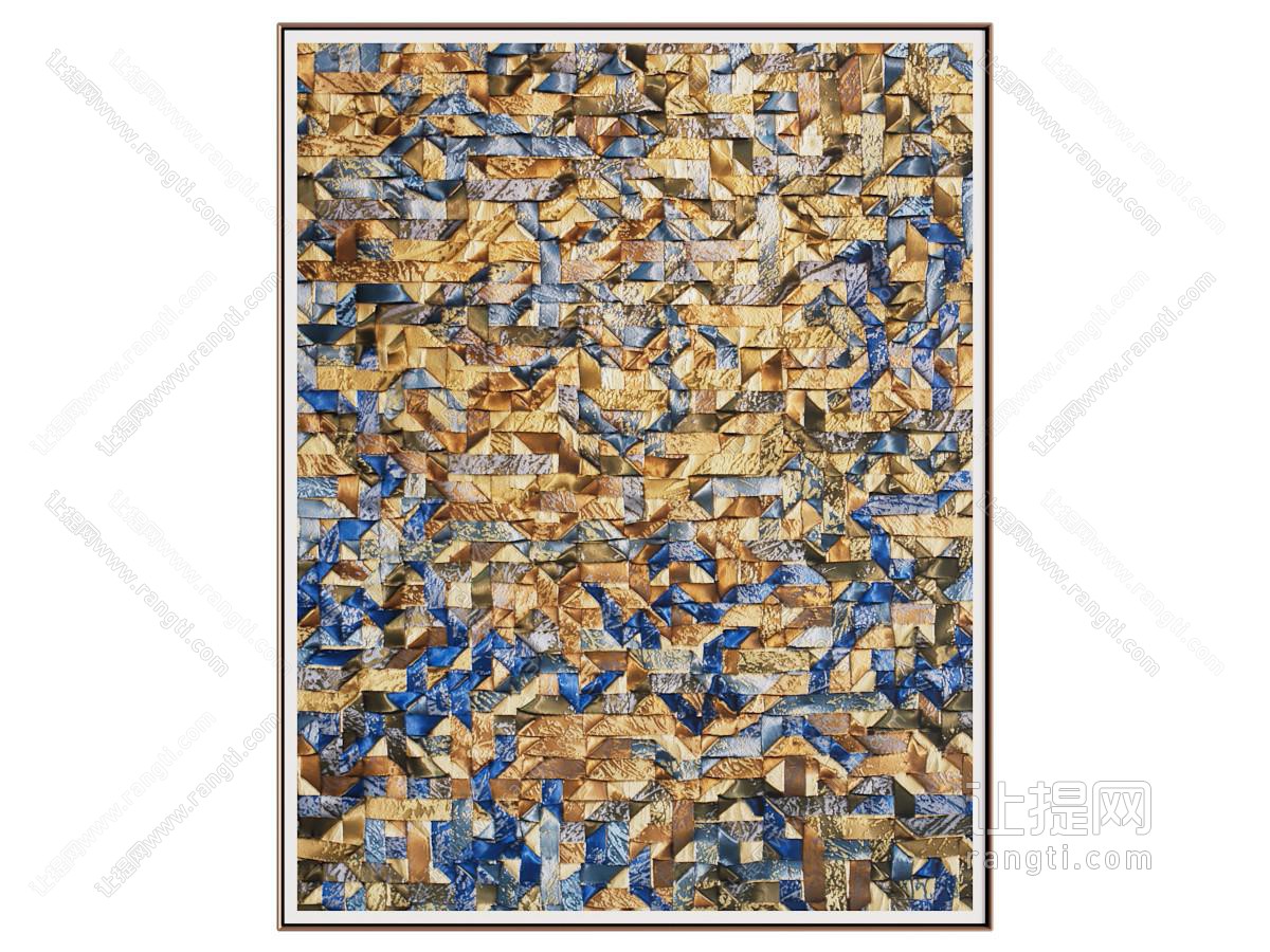 轻奢意式抽象挂画 抽象艺术挂画 立体画 高端艺术挂画