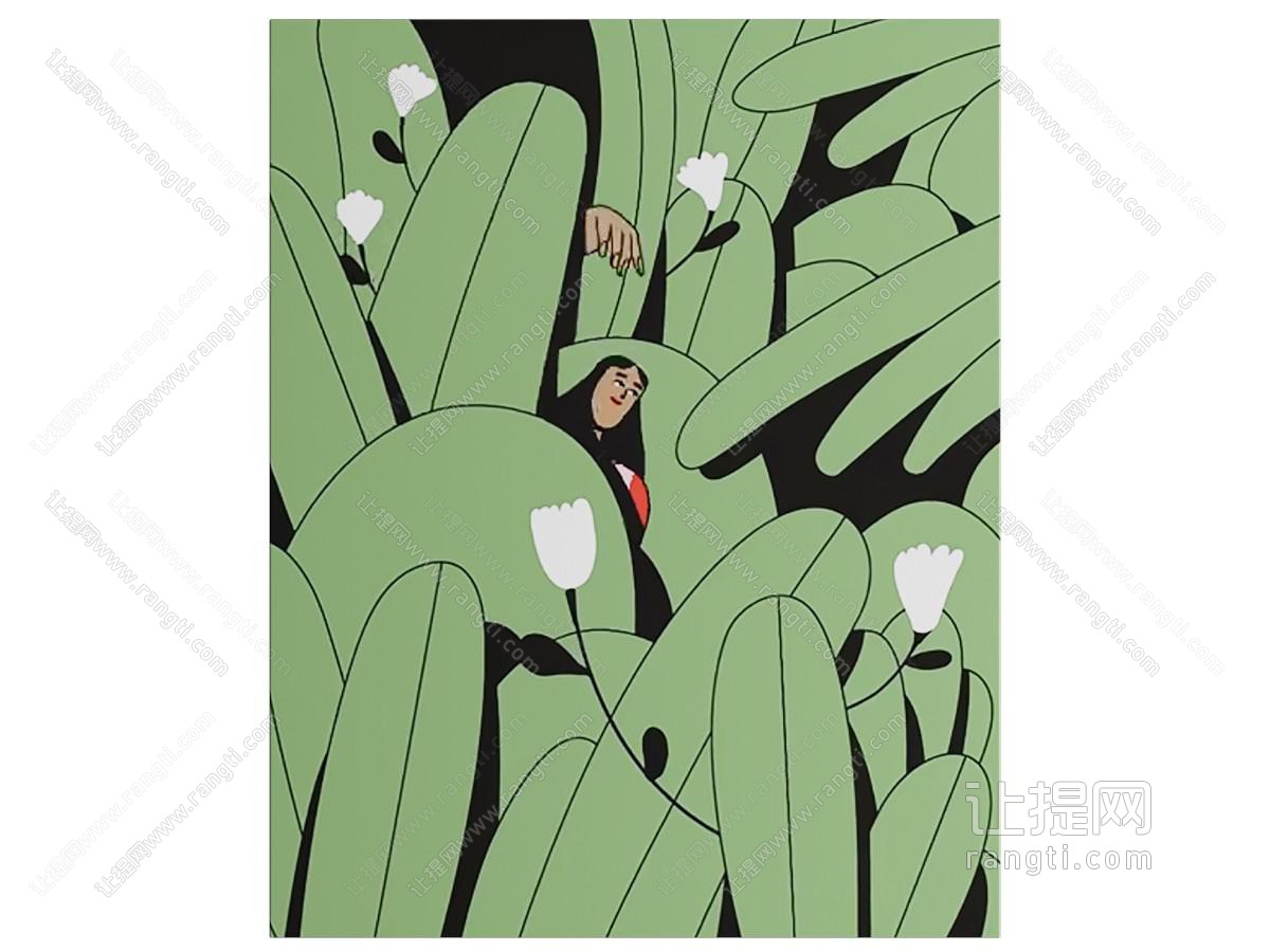 室内绿植 绿植盆栽 绿植挂画