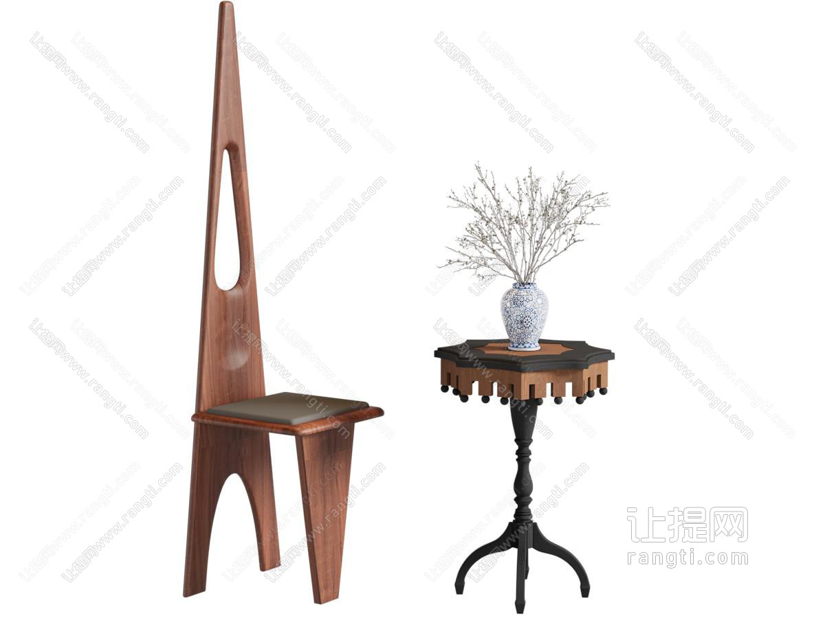 中古椅子 中古风椅子 角几