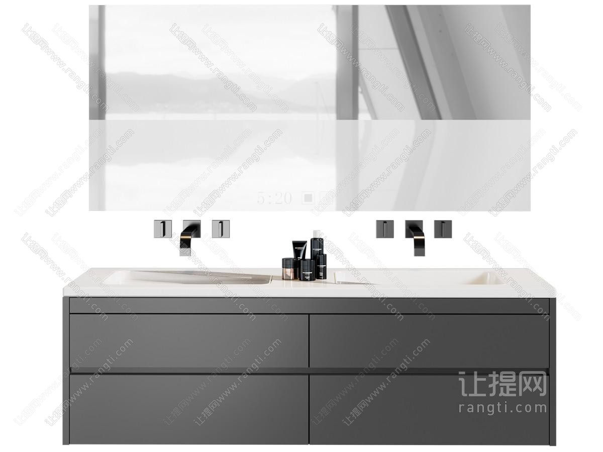 现代浴室柜
