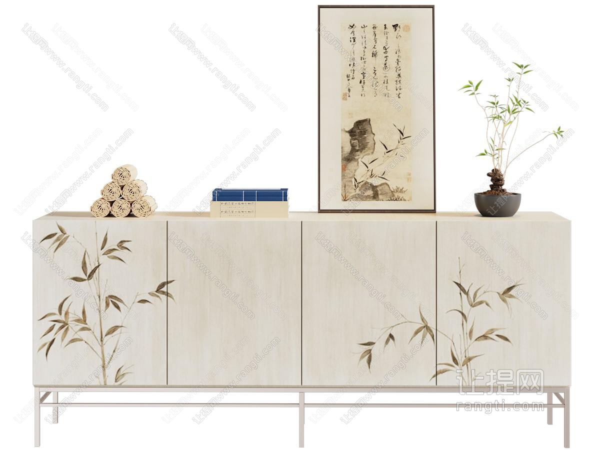 新中式玄关柜