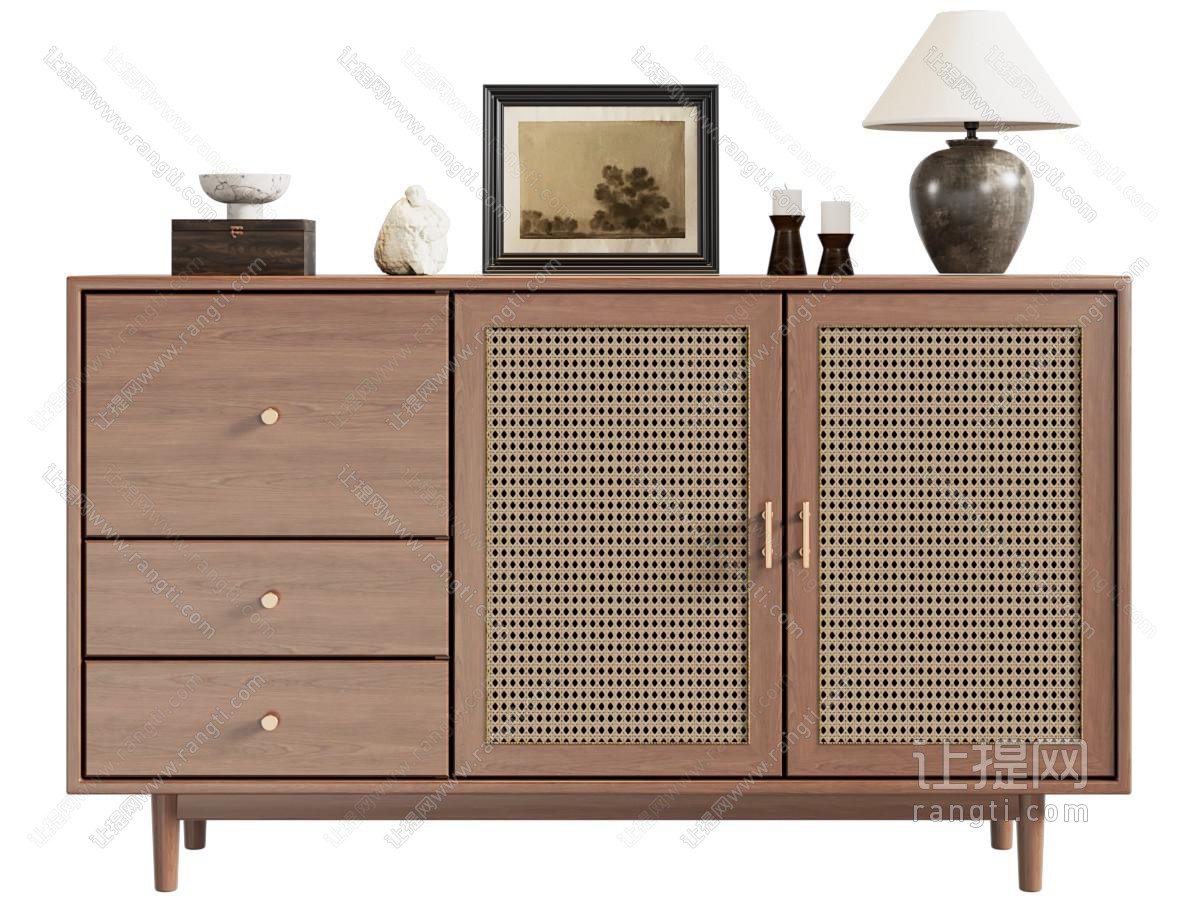 中古风玄关柜