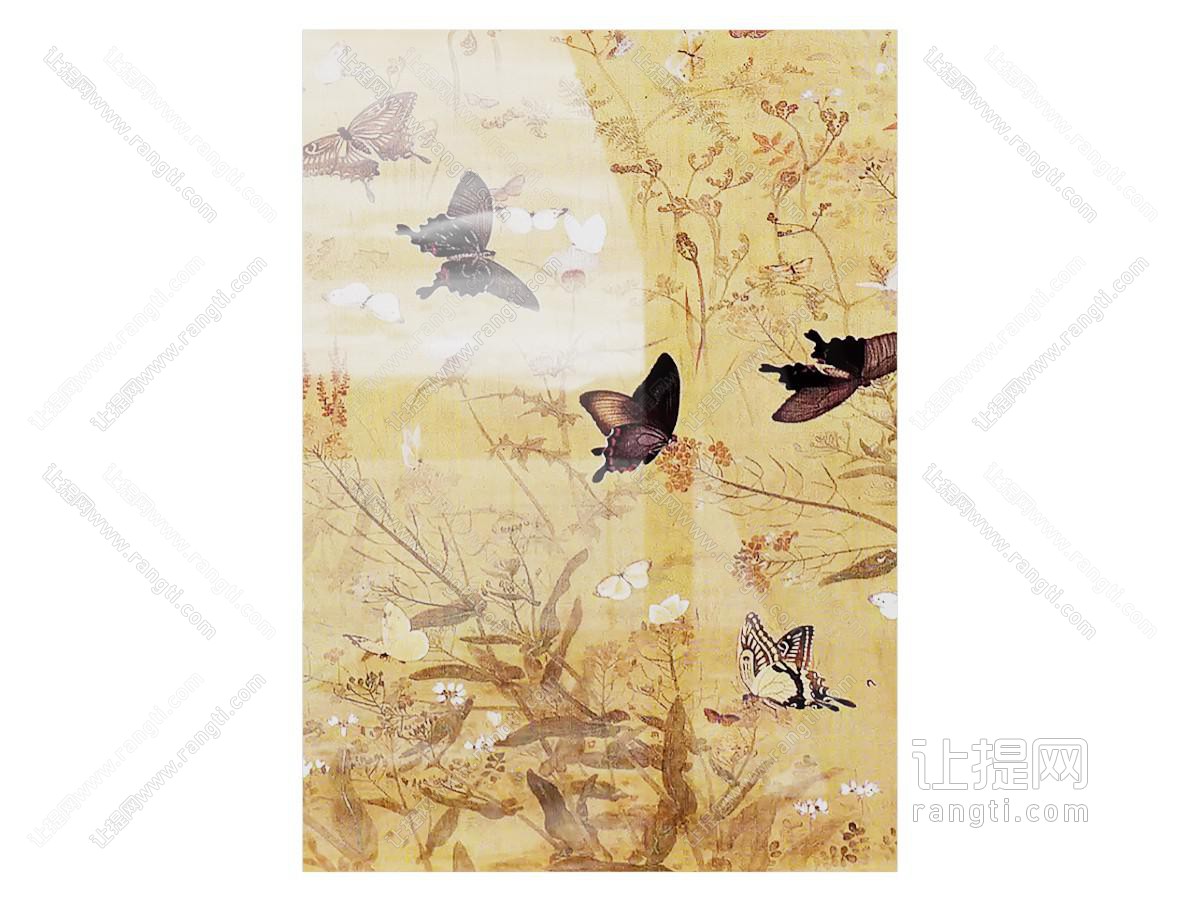 新中式中古挂画 客厅挂画 法