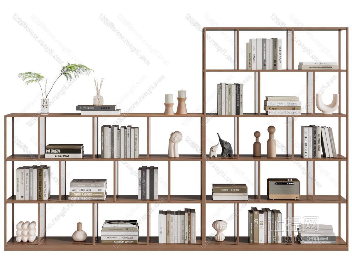 现代书架 装饰架