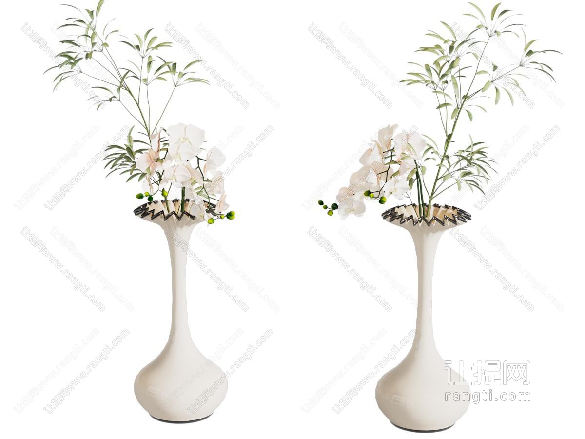 法式奶油花瓶