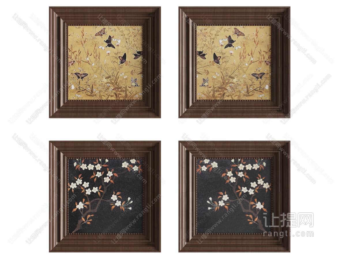 法式中古挂画