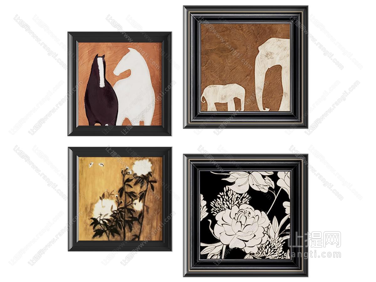 中古复古挂画
