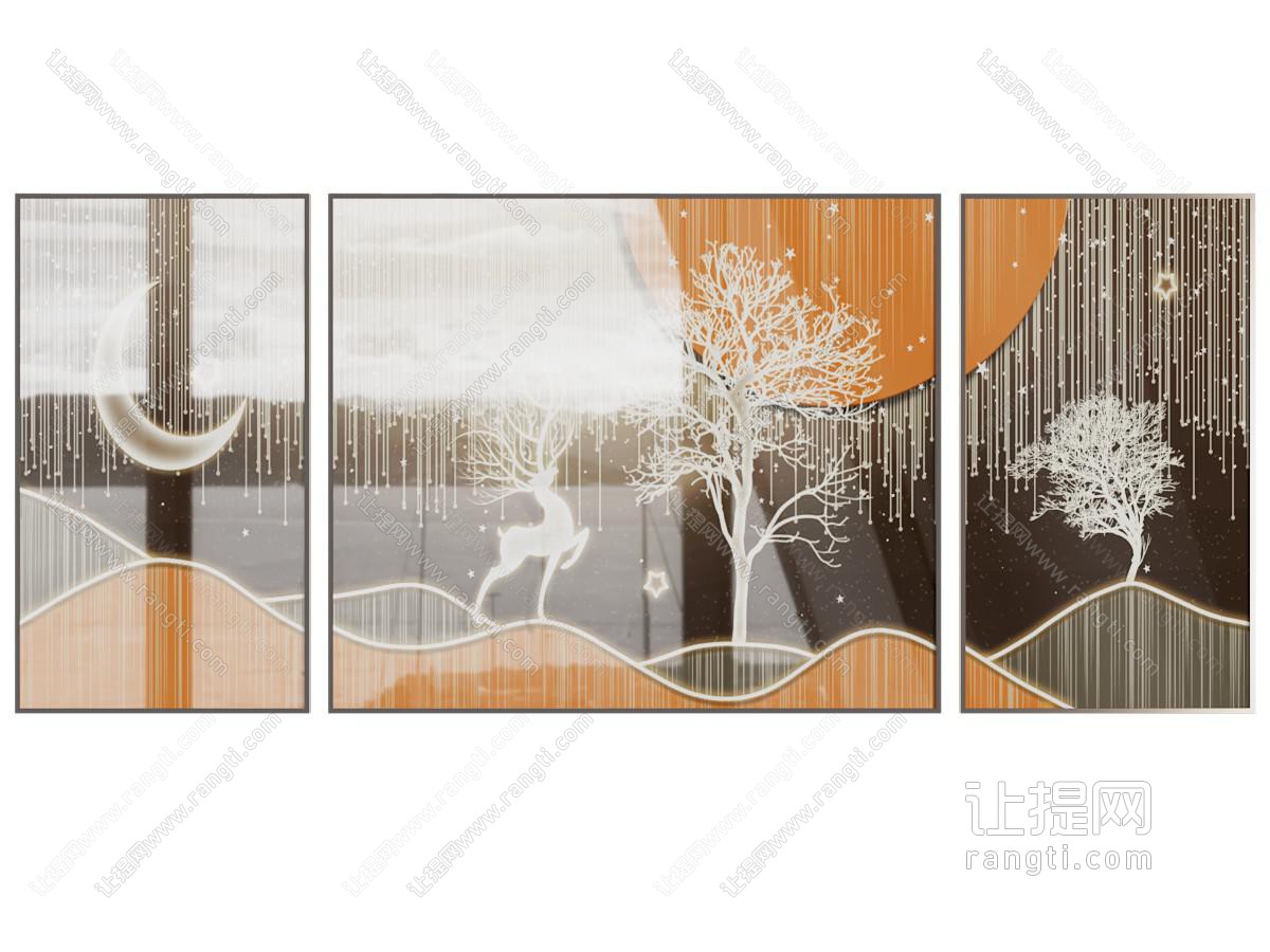 现代装饰画 挂画