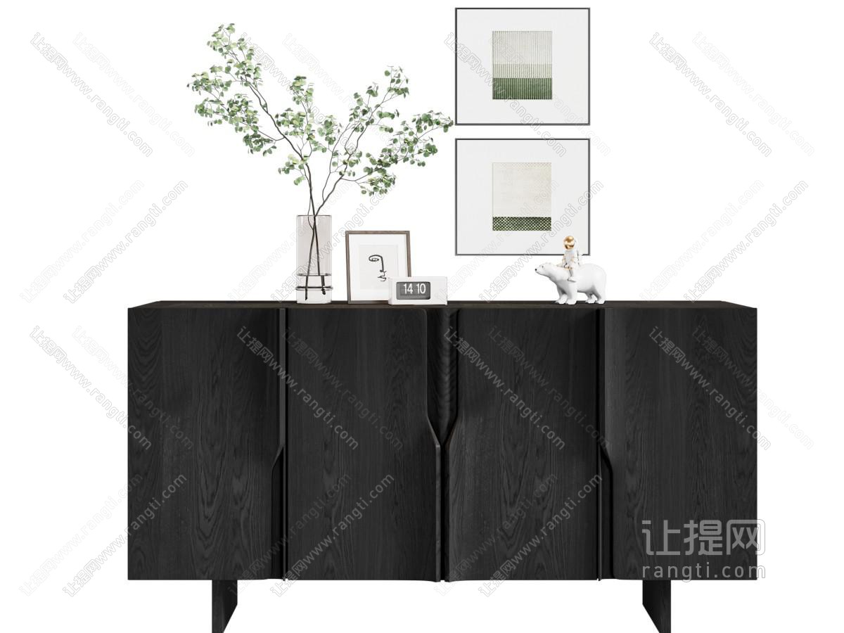 现代法式玄关柜 边柜